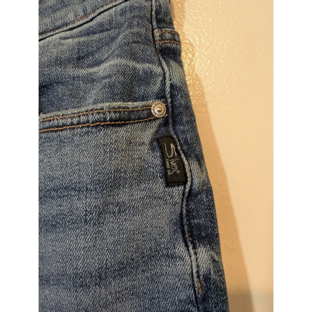 Silver Jeans Women Beau Short Rolled Cuff High Rise Summer Size 25